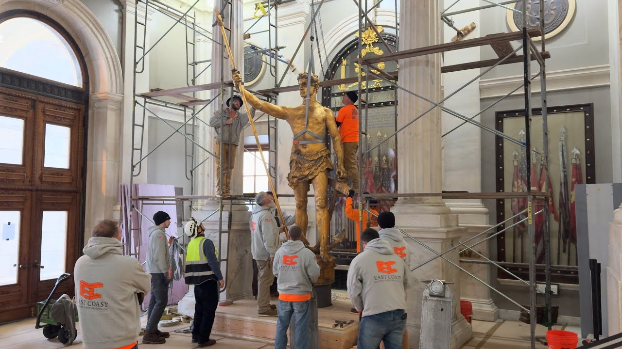 Rhode Island's Independent Man Statue Continues Historic Journey
