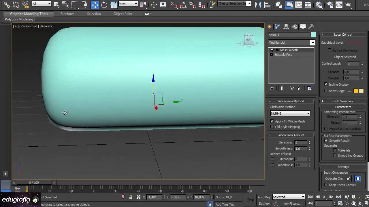 Tutorial 3ds max - modelowanie odcinek 1 - Edugrafia.pl