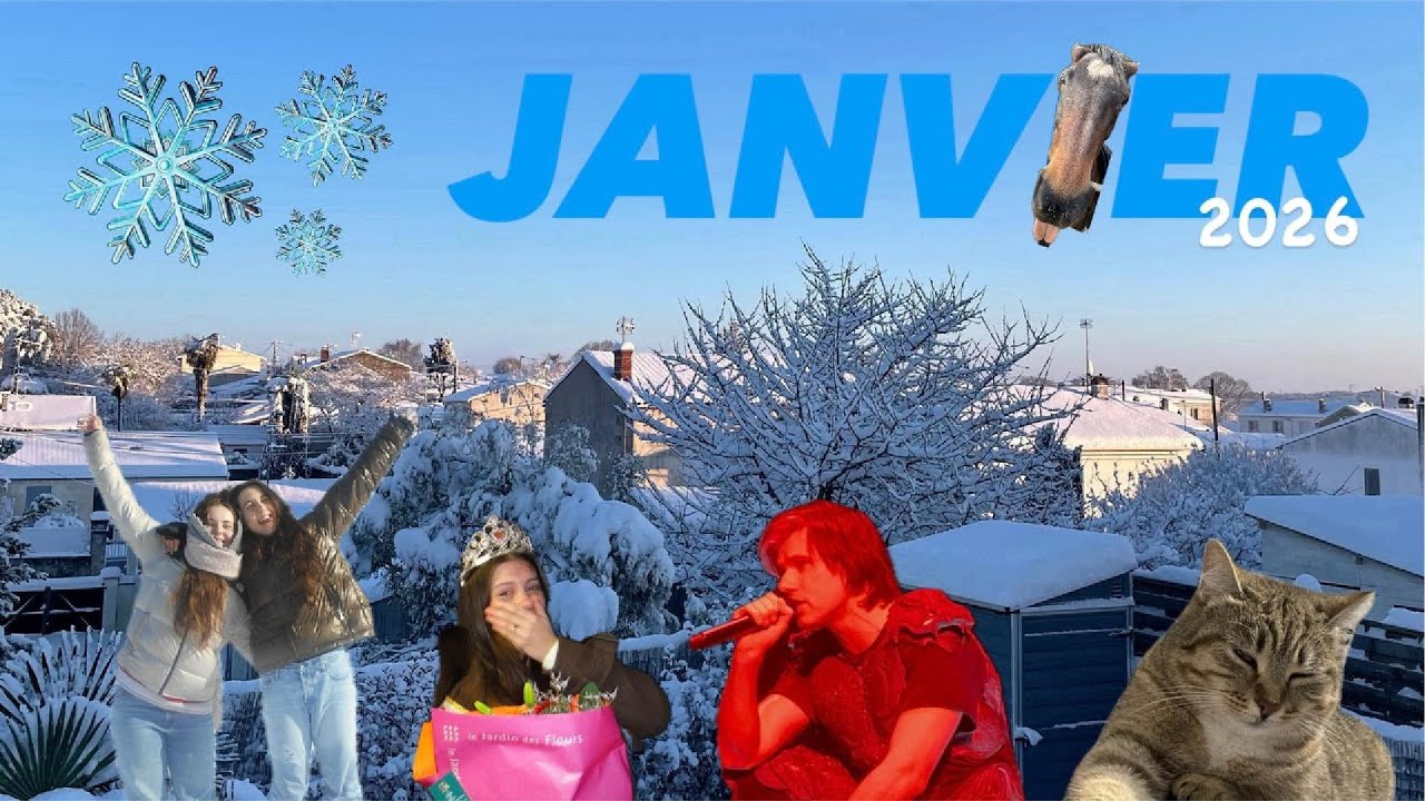 vlog 17 I janvier, un premier mois bien rempli... (on a vu orelsan !!) 🤯🕺🪩🥳