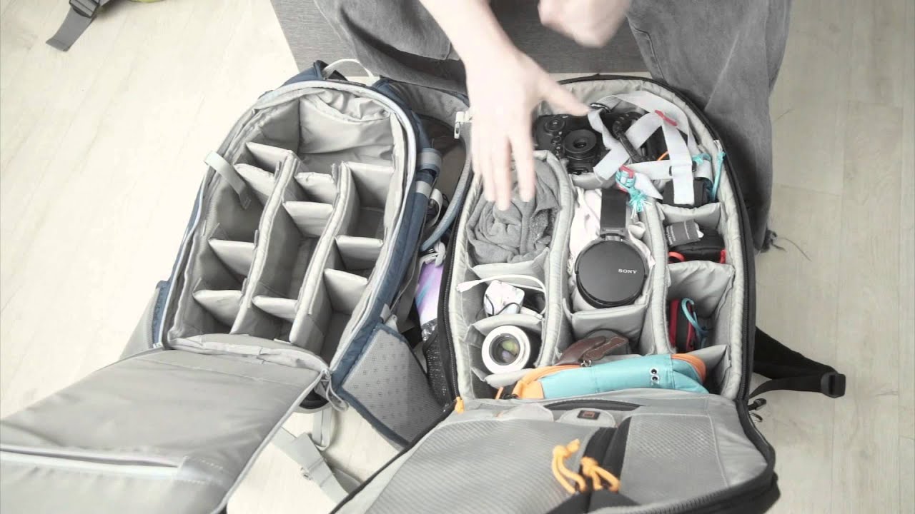Backpack size comparison - Lowpro Flipside Sport 20L VS the HUGE Pro Runner 450AW