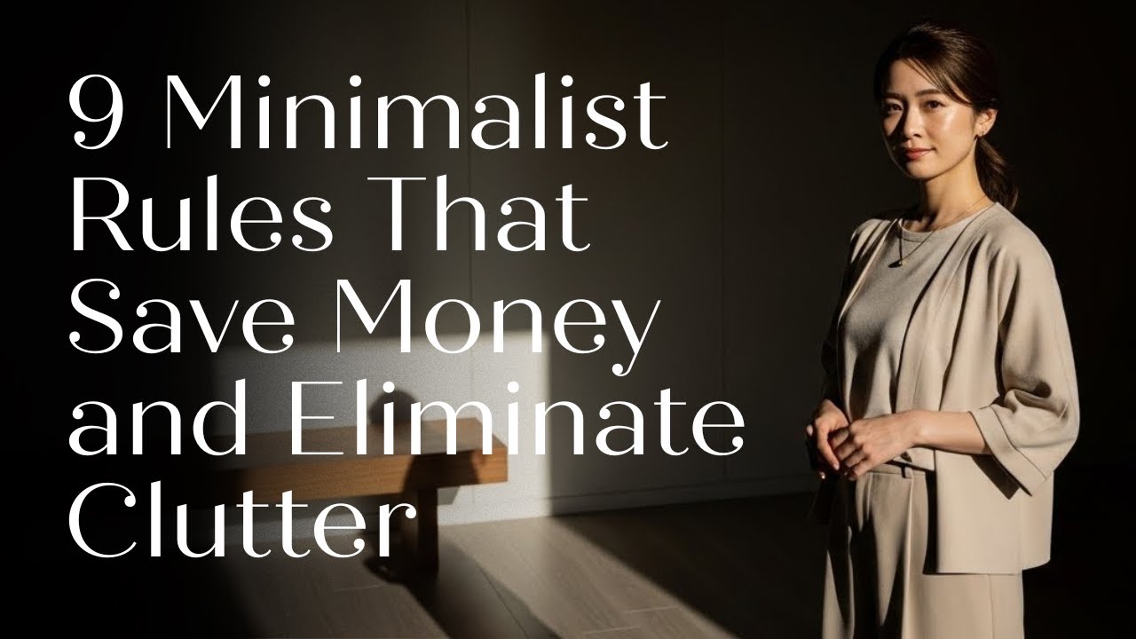 9 Minimalist Rules That Save Money and Eliminate Clutter | Japanese Minimalism