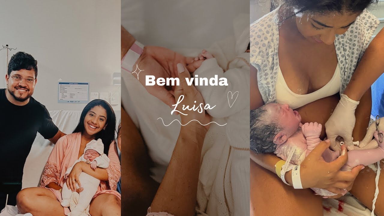 Vlog de parto da Luisa | parto natural pelo SUS | Emanuelle Fiuza