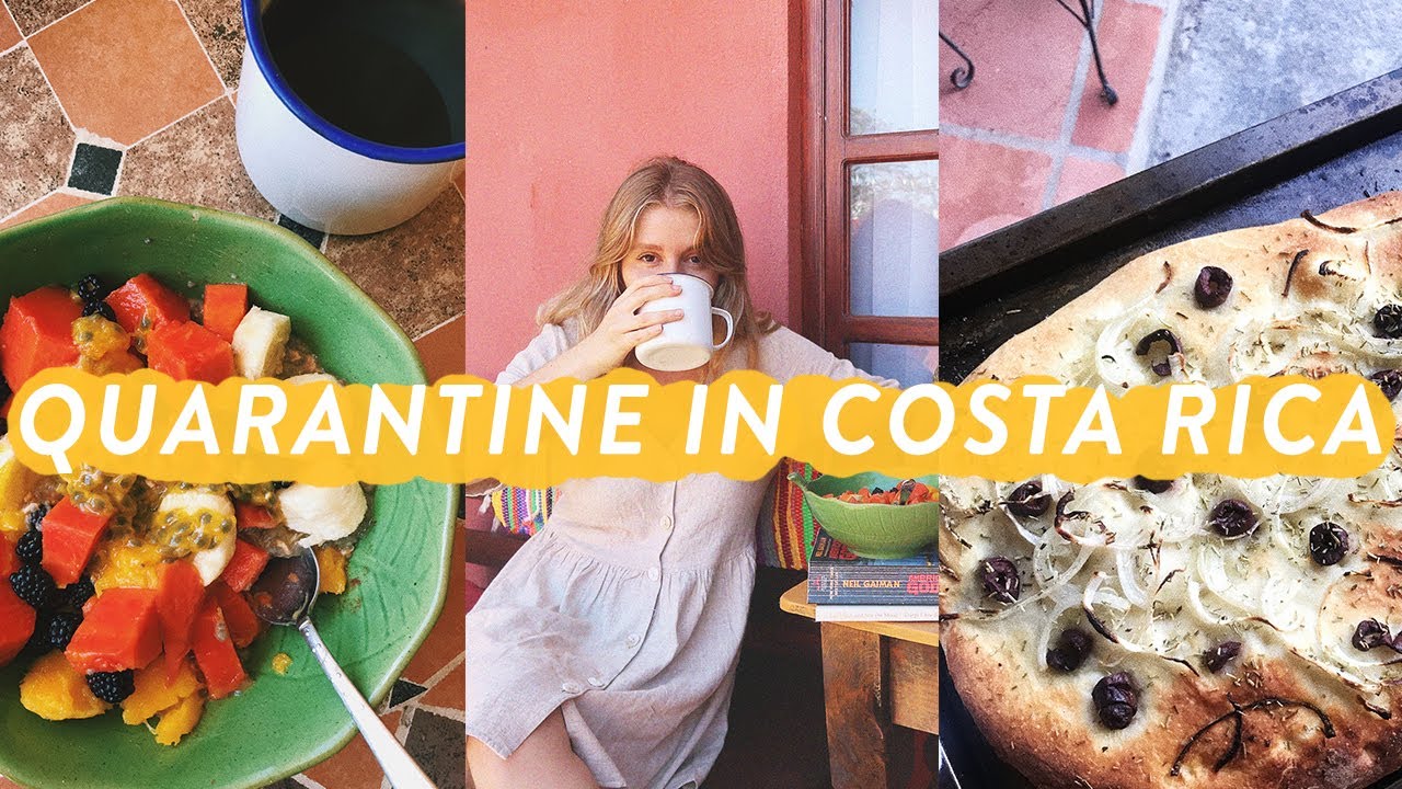 What I Eat in Costa Rica | Making Focaccia and Talking Books