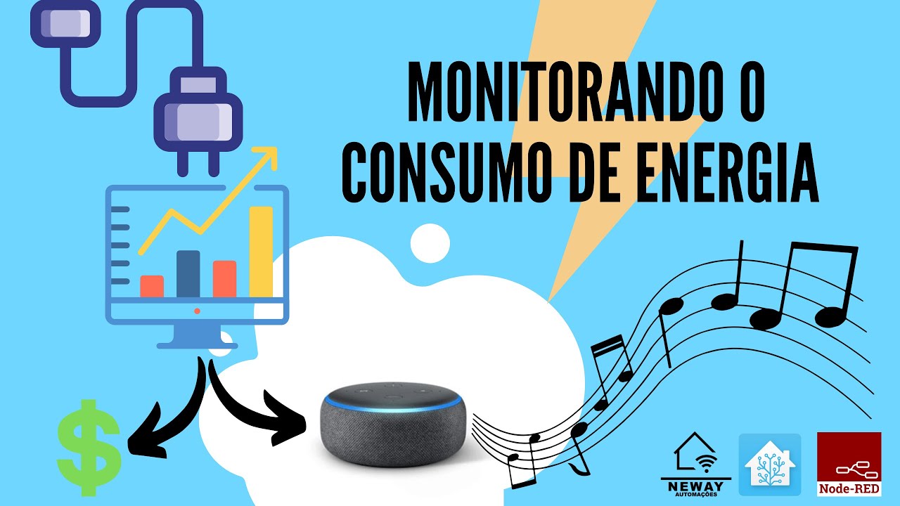 ✅ - Como monitorar o consumo de energia em casa | Home Assistant - Node-RED