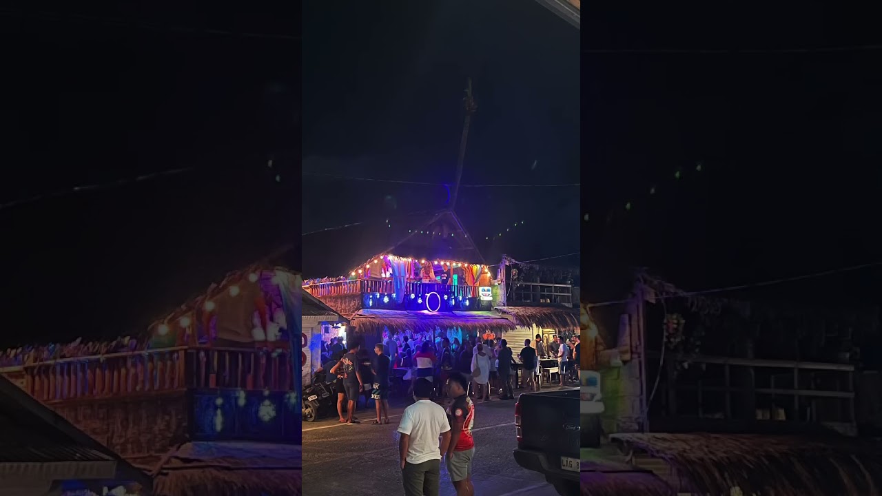 Nightlife in Siargao🤩 #ellobo #mamacoco #explorersbar #goodiesbar #harana #islandlife #party #disco