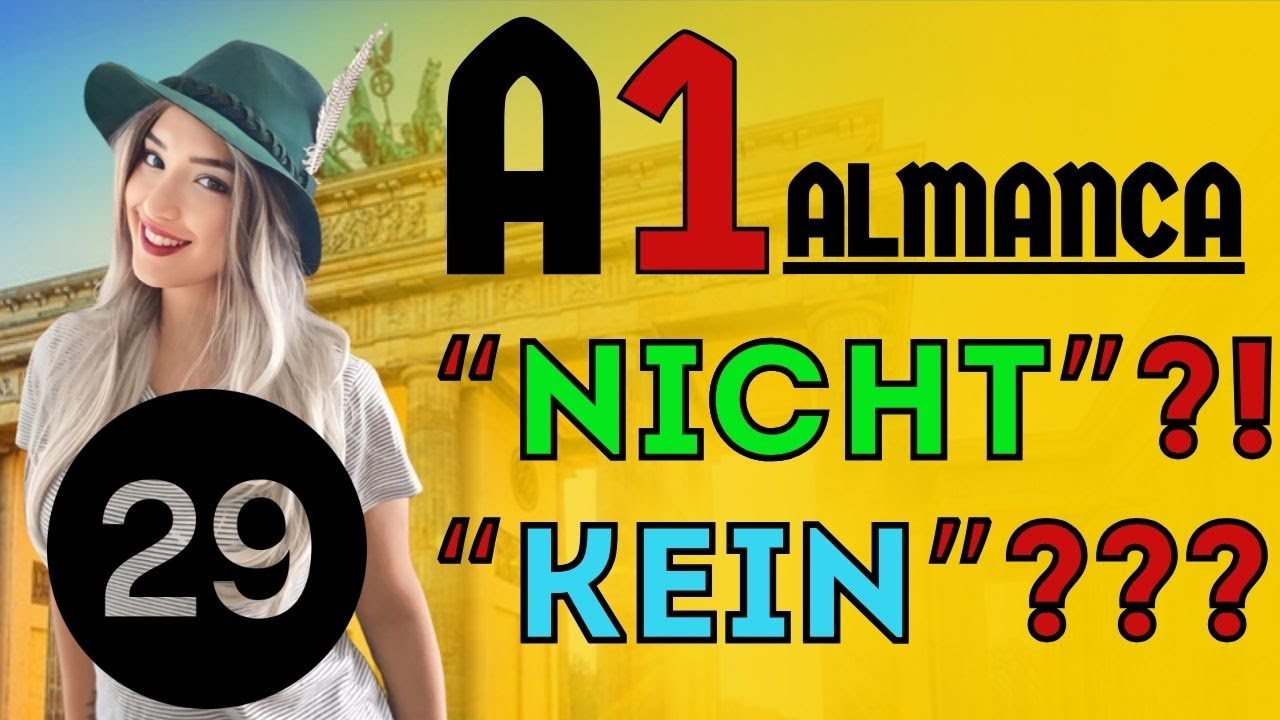 29. Ders | [A1] | Almanca 