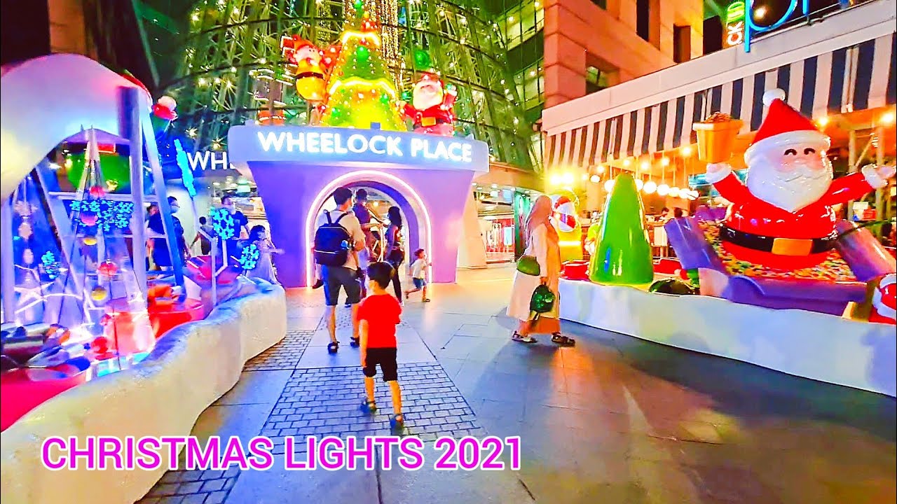 Singapore Orchard Road By Night | 2021 Christmas Lights [part 1]
