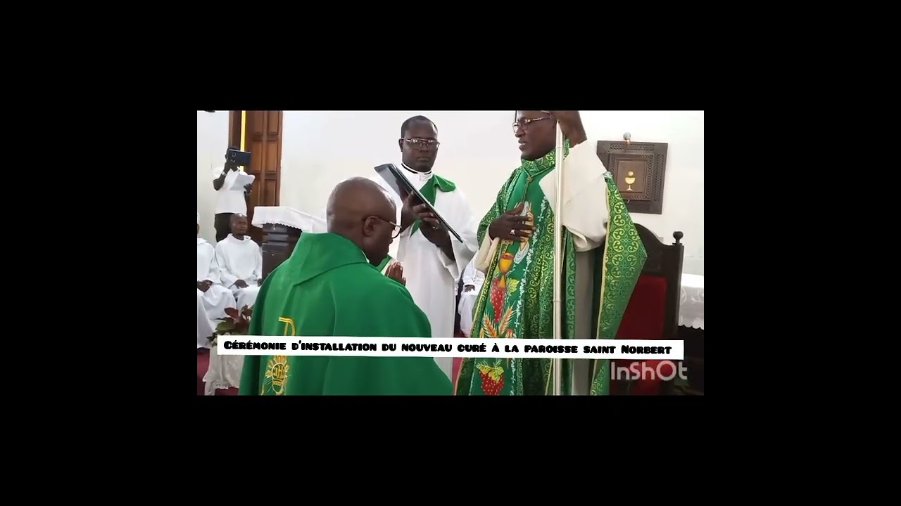 Installation canonique du Nouveau curé à la paroisse saint NOrbert de mont- ngafula le 18 janv 2026