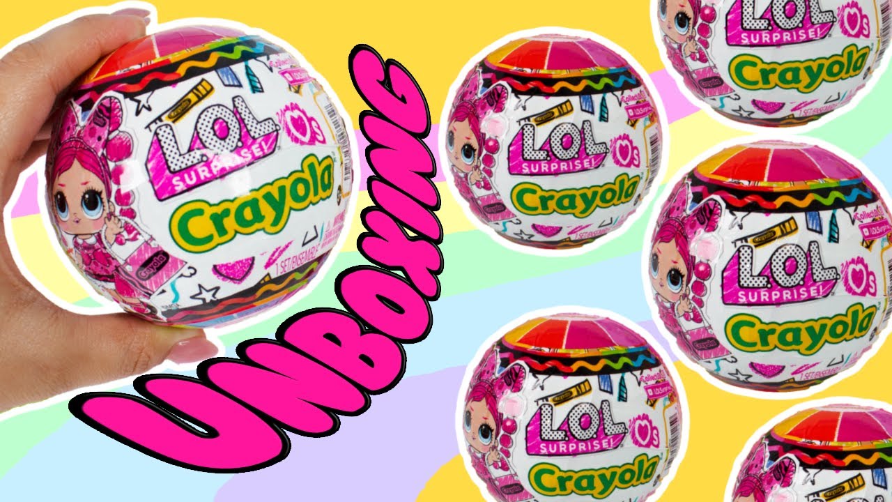 Распаковка кукол LOL Surprise CRAYOLA