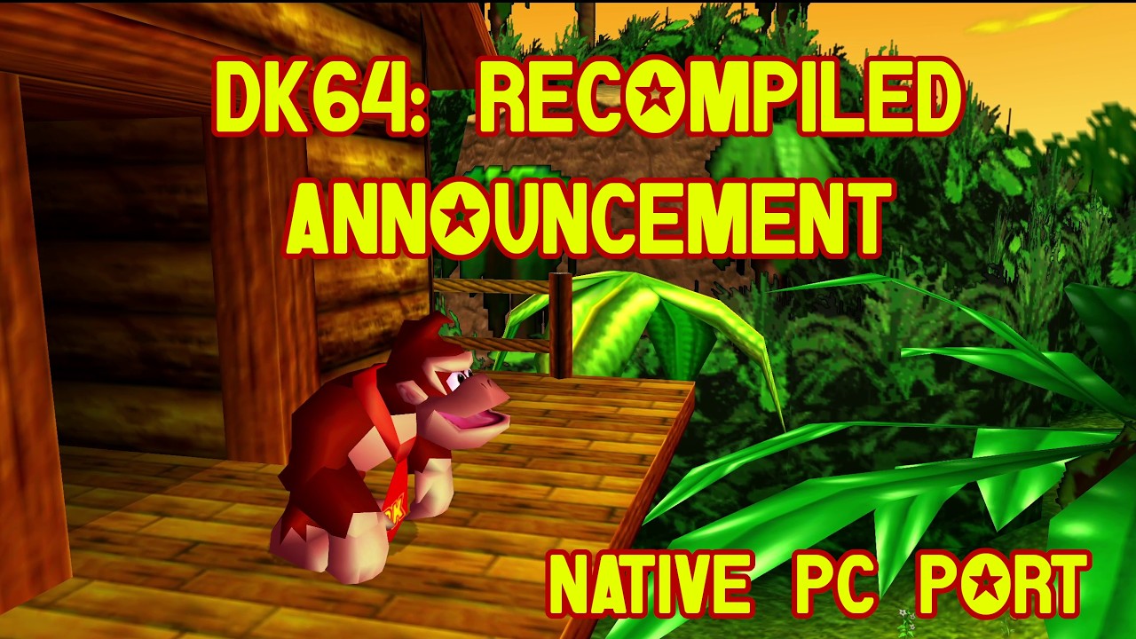 DK64: Recompiled Announcement (DK64 PC Port!)