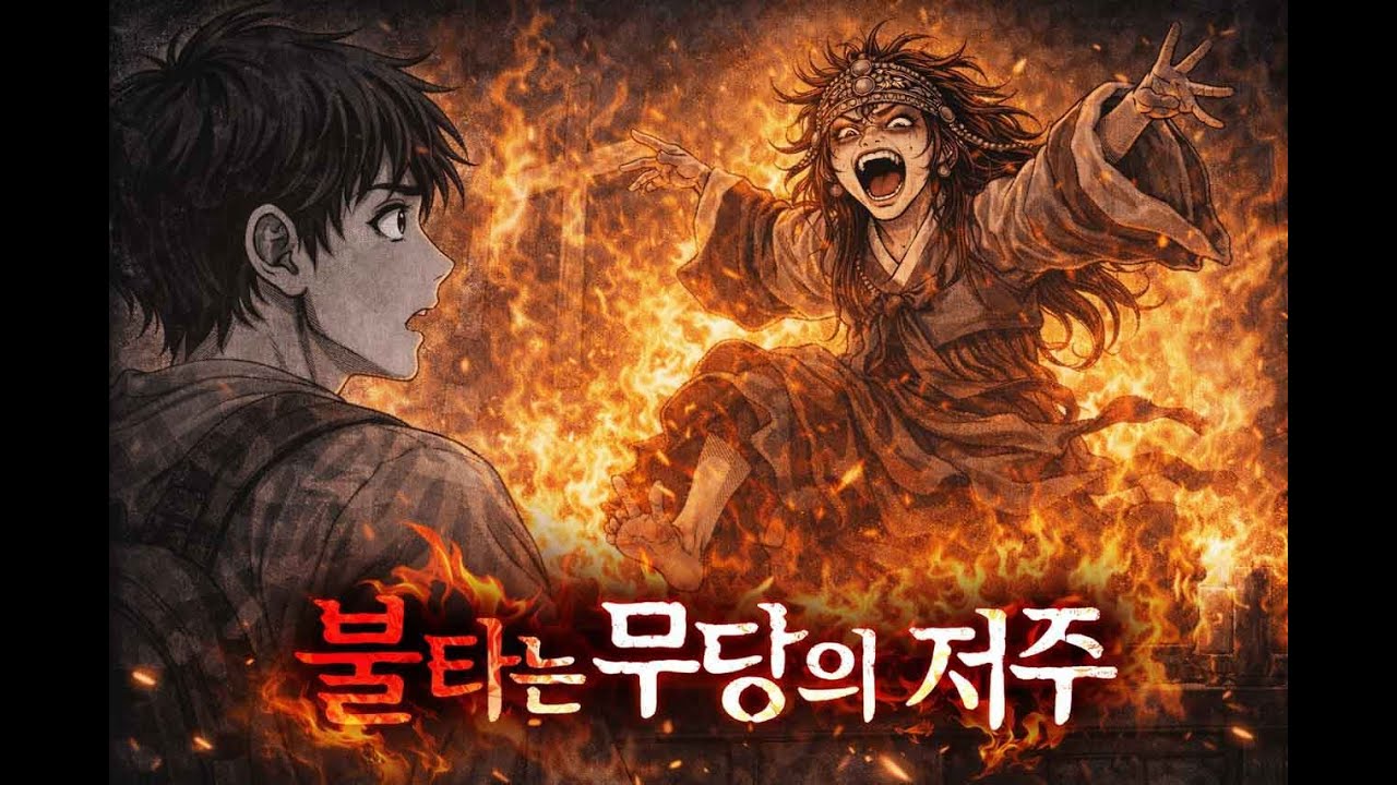 {불타는 무당의 저주}#공포찌질이아빠#무서운이야기#소름설