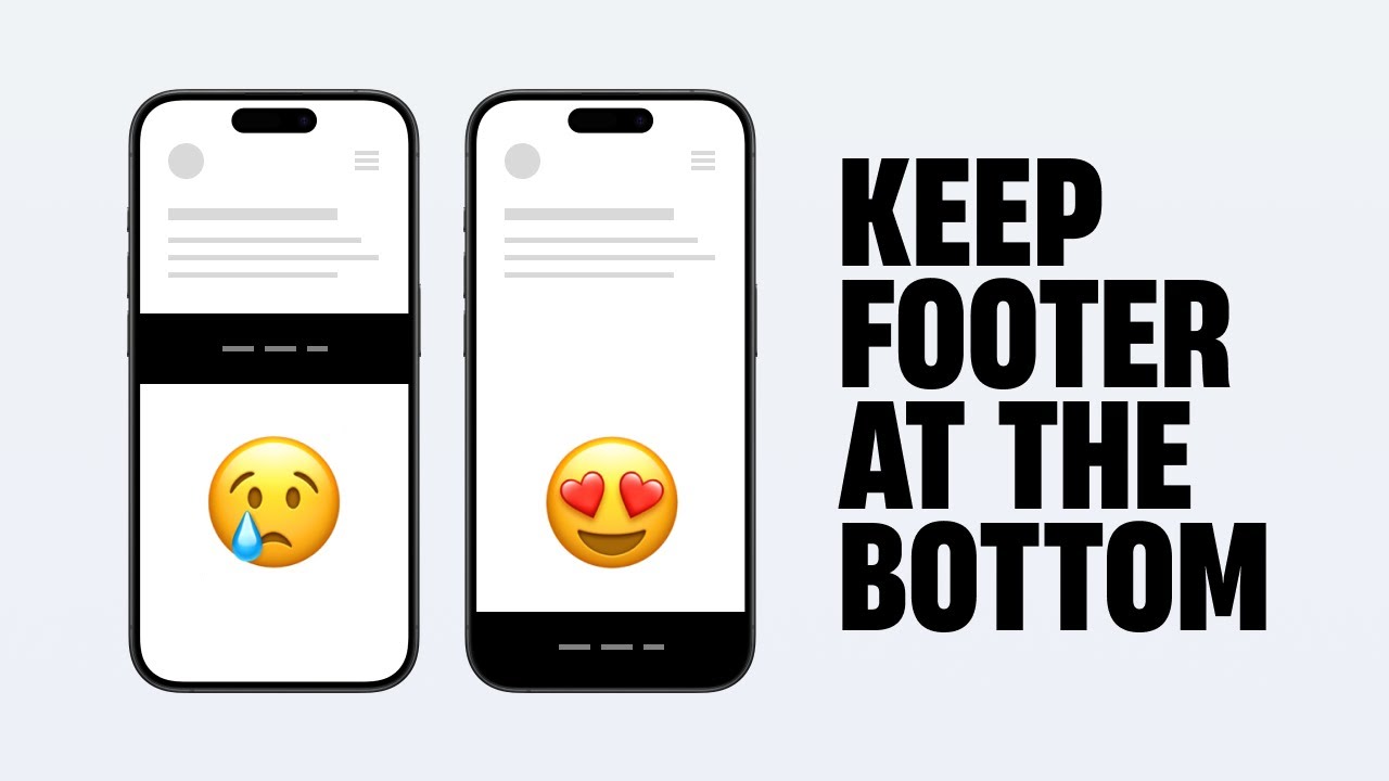 Keep Footer at the Bottom of the Page: HTML & CSS (2024)