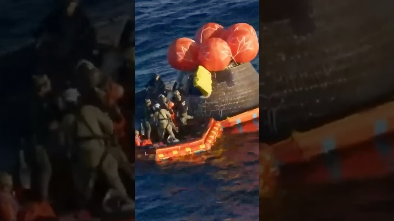 Космонавты Артемида 2 вернулись на Землю! #космос #новости