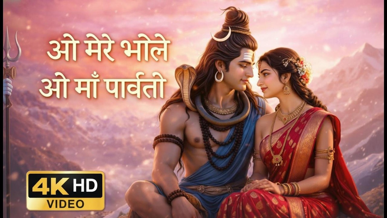 ओ मेरे भोले, ओ माँ पार्वती | Kailash Prem Geet | Shiv Parvati Divine Love Song | 4K HD Bhakti Song