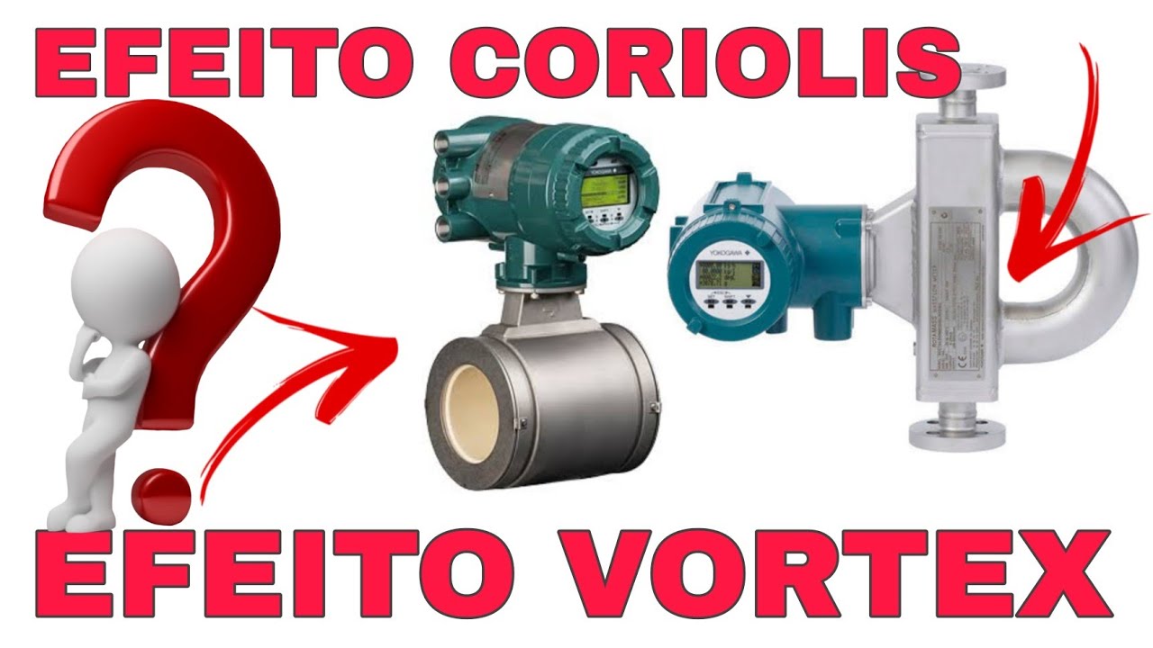 Como é o principio de funcionamento de um medidor de vazão [CORIOLIS/VORTEX]