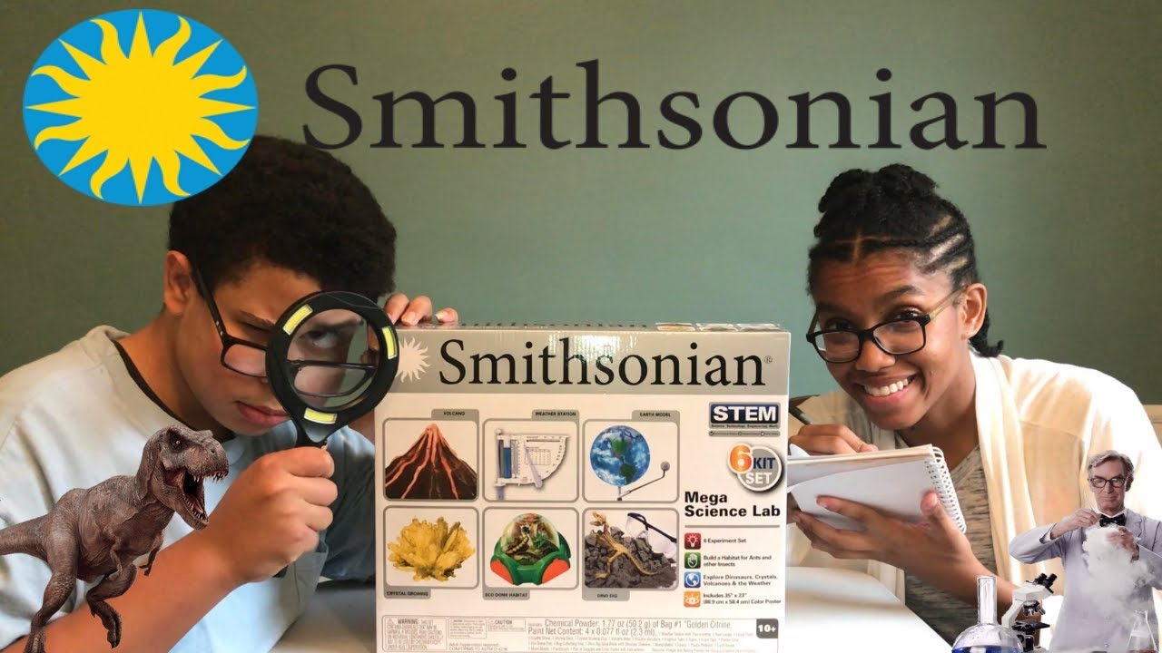 DIGGING FOR DINOSAUR FOSSILS | Smithsonian Mega Science Lab Kit