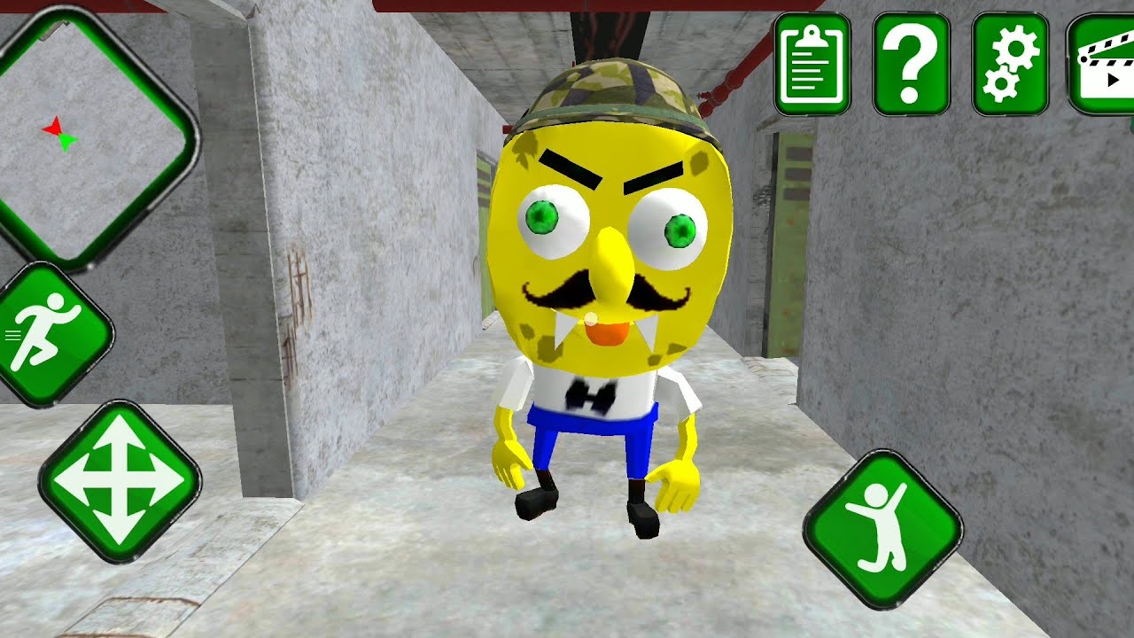 Sponge Area 51 Neighbor Escape Alien Base Secret | Level 13 | Gameplay #3