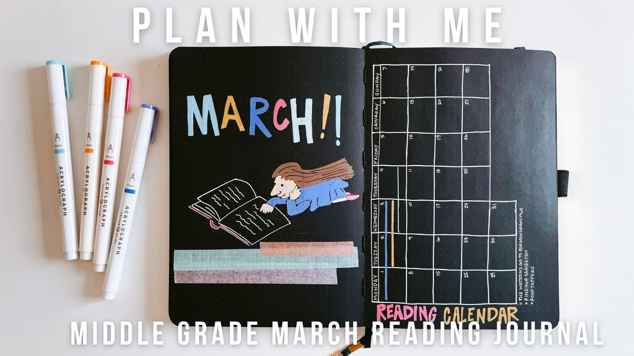 Plan With Me—March Reading Journal