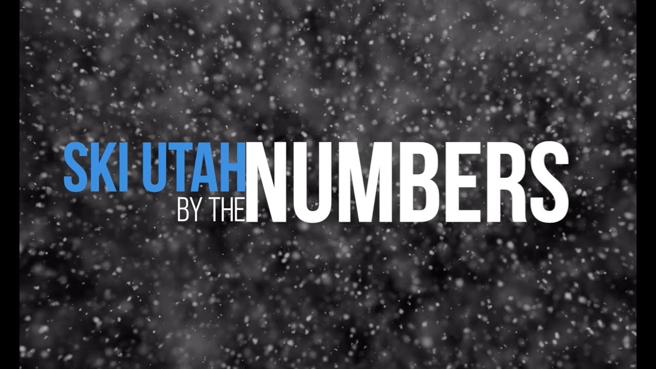 Ski Utah By The Numbers