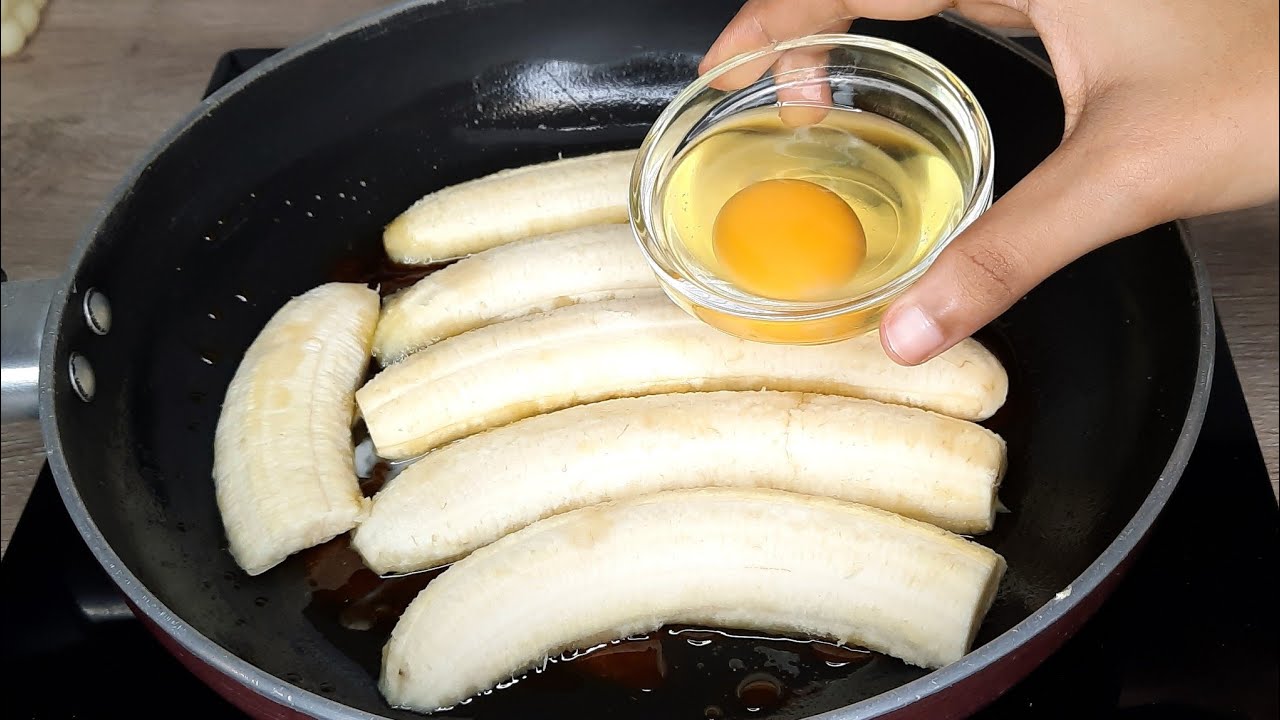 Kama uko na yai moja na ndizi tengeneza hii dessert utapenda sana