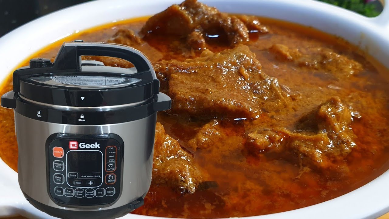 Shahi Mutton Korma With Geek Robocook- Electronic Pressure Cooker