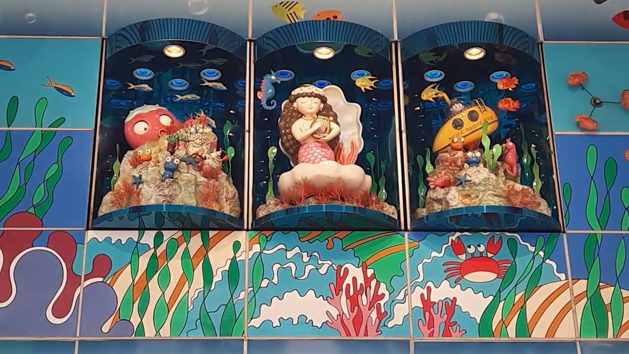 豐原太平洋百貨美人魚鐘