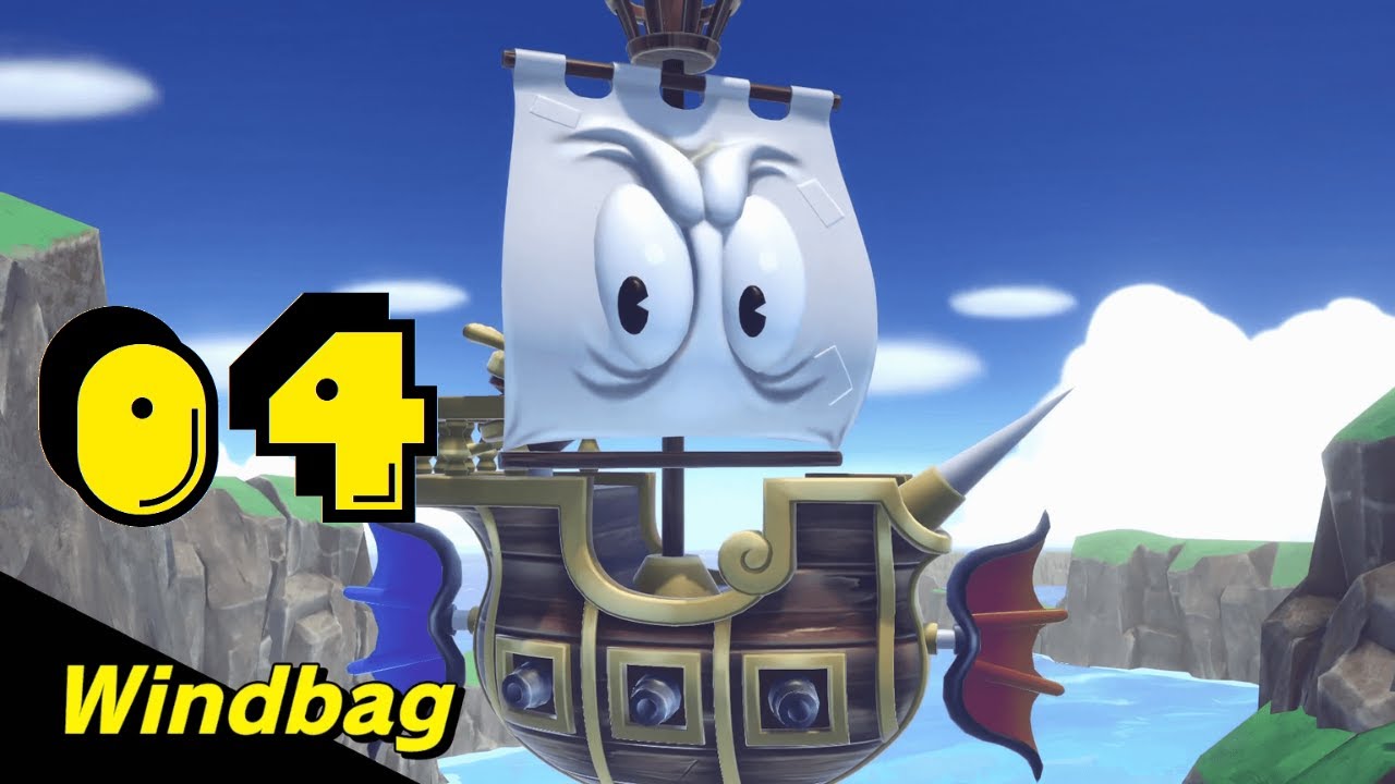 PAC-MAN WORLD Re-PAC | Pirate Ship Area | 1-4: HMS Windbag (Boss fight)