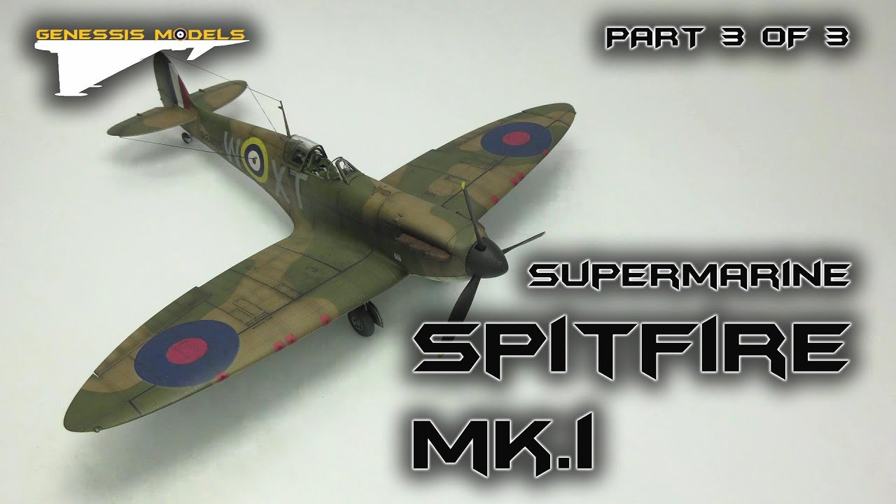 Spitfire Mk.I : Rapid Video Build : Eduard : 1/48 Scale Model : Part 3 of 3