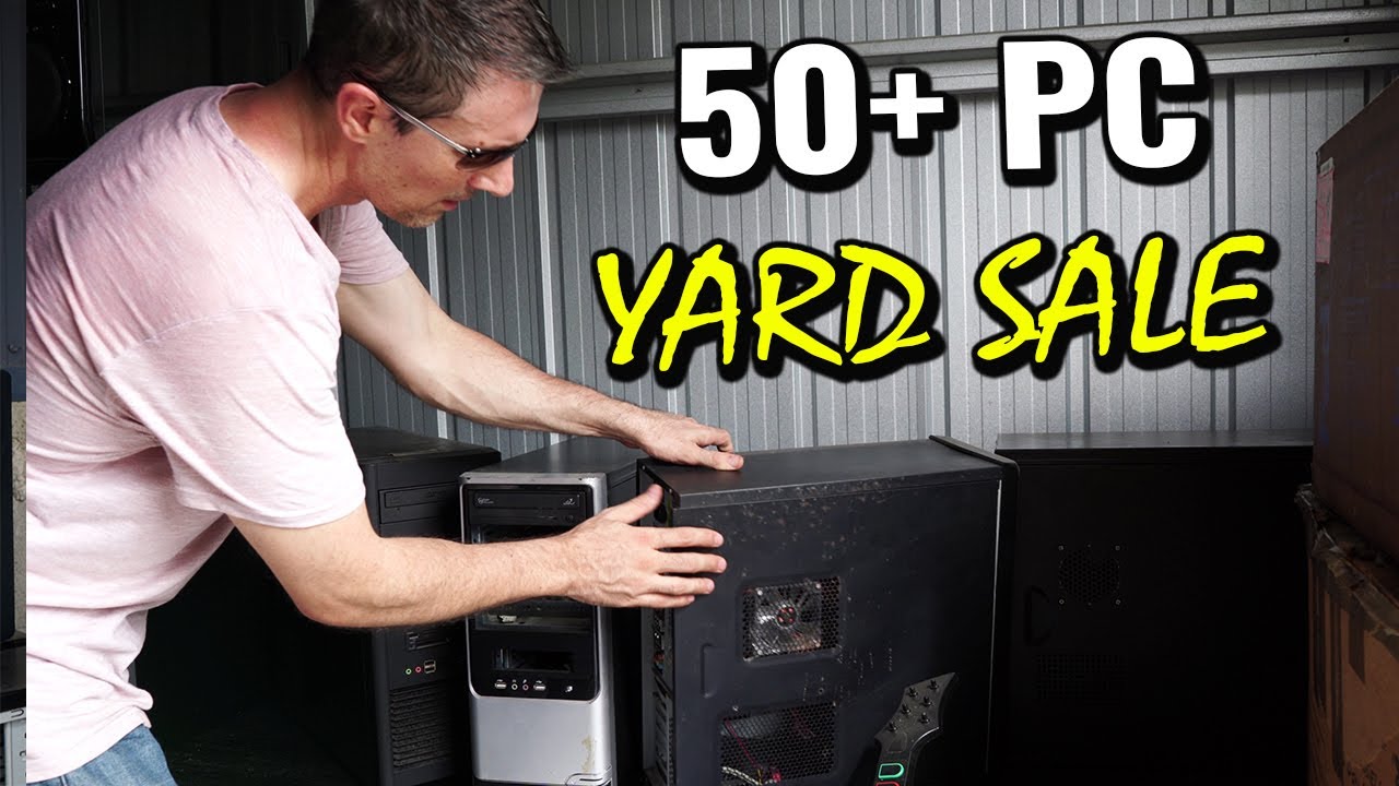 Cleaning out a Storage Unit with OVER 50+ USED PCs - Did I find any BARGAINS?