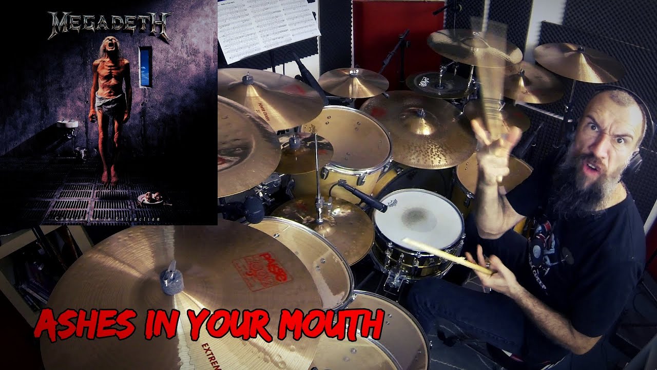 Megadeth - Ashes in Your Mouth - Nick Menza Drum Cover by Edo Sala
