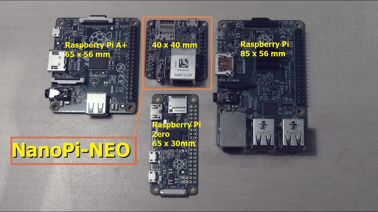 NanoPi NEO Part #1 – NanoPi NEO vs Raspberry & First Boot