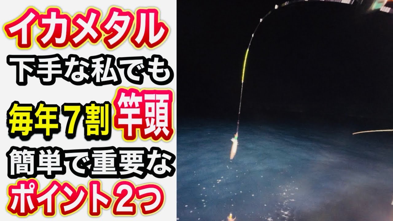 【イカメタル】初心者でも基本を守れば竿頭！【能登釣り】