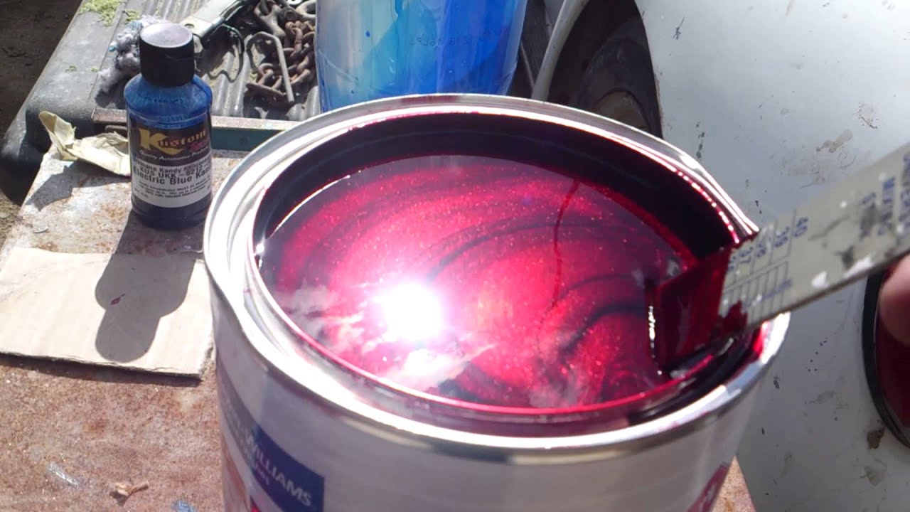 Pintura candy apple red metallic bicapa