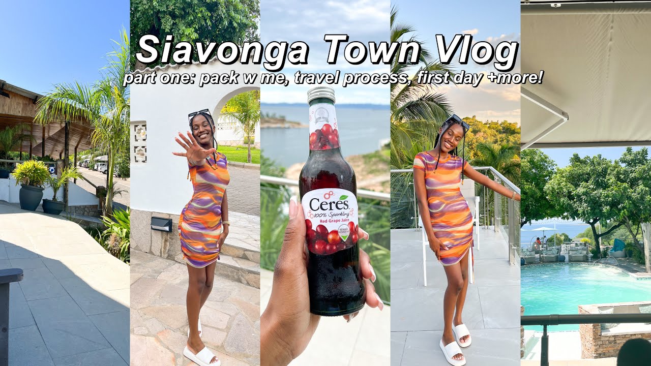 siavonga town trip 🏝️(vlog): pack w/ me, travel process, our first day there +more