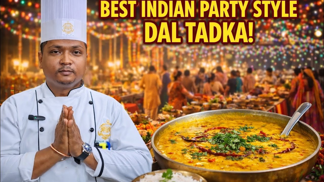 Party Style Dal Tadka 🔥😋 घर में बनाएं दल ताड़का होटल जैसा 😋