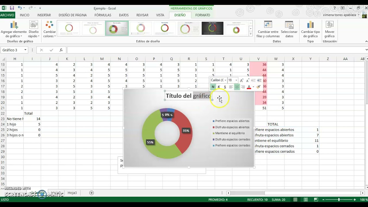 Análisis en Excel de Escala Likert parte 2