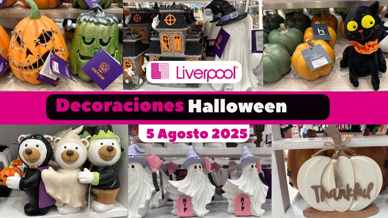 Novedades Decoraciones Halloween 2025 en Liverpool 🇲🇽| #comprasefectivas #halloween 