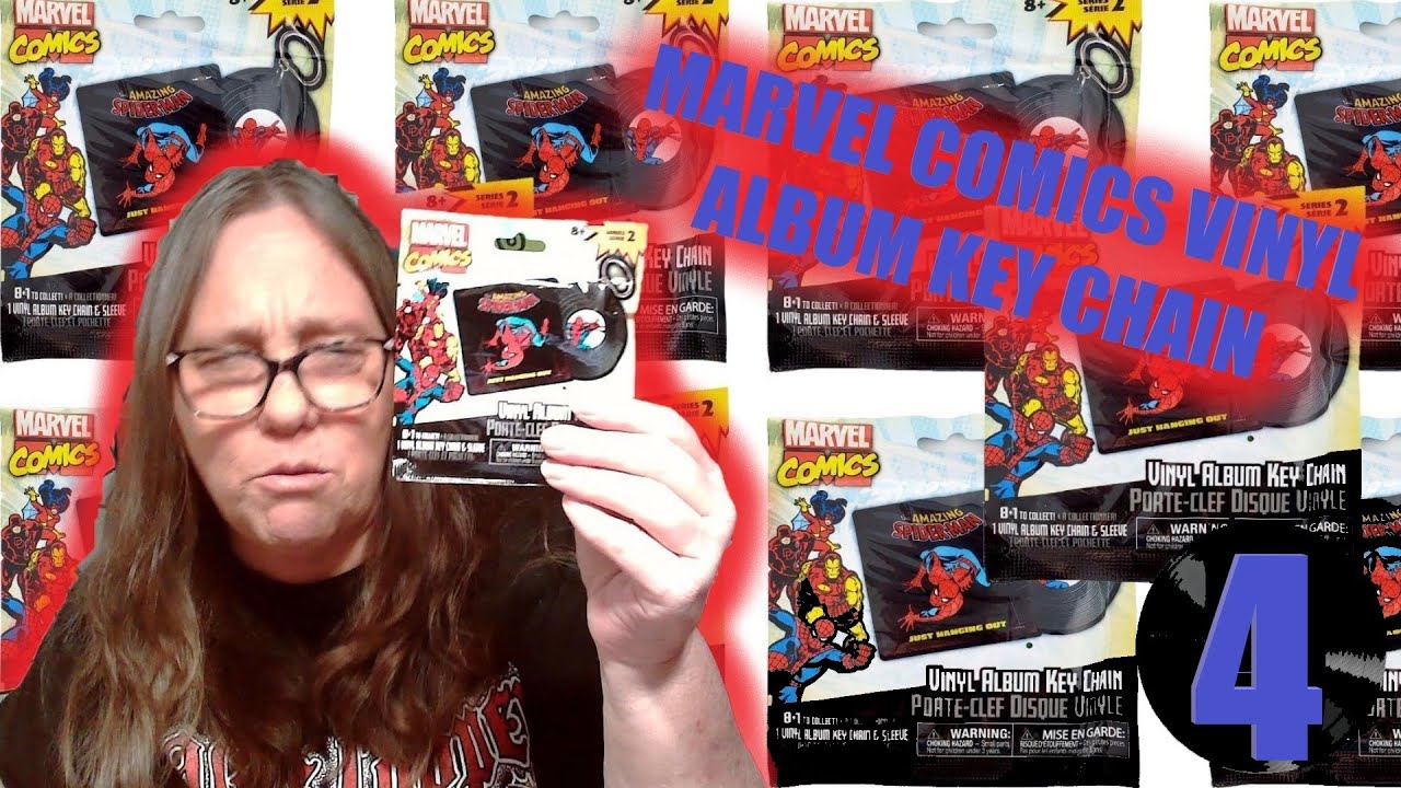 MAMA J rips OPEN a Marvel Comic Vinyl Album Key Chain (Spiderman, Green Goblin, Venom etc) PART 4