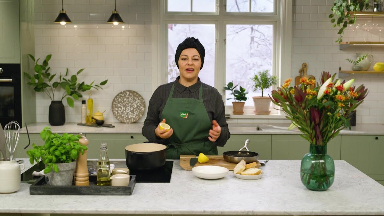 Röd linssoppa med citron och kryddsmör - Köket