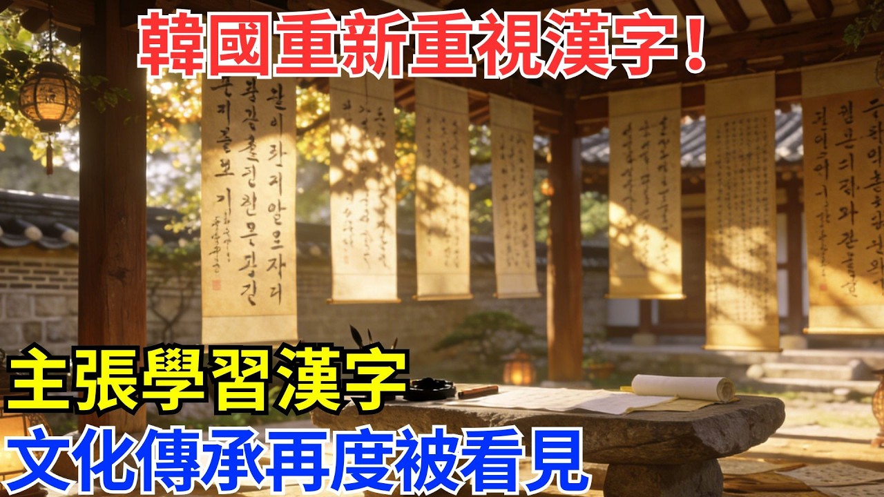 消失 70 年的漢字！為何韓國又開始重新提倡學習？#基建 #科技 #科普 #奇跡 #世界奇跡 #基建狂魔