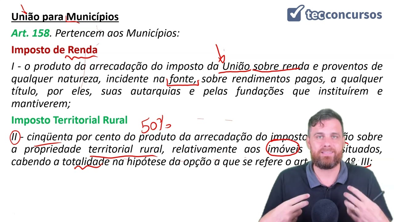 10. Aula de Repartição de Receitas Tributárias (Direito Tributário)