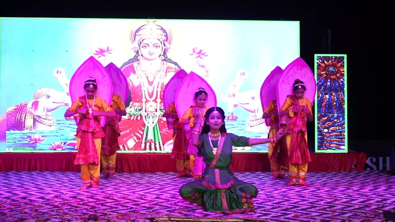 #SKRA Beautiful Tridevi Dance by Shree Krishna Ratan Academy Girls #PARAMPARA2025 #annualday2025