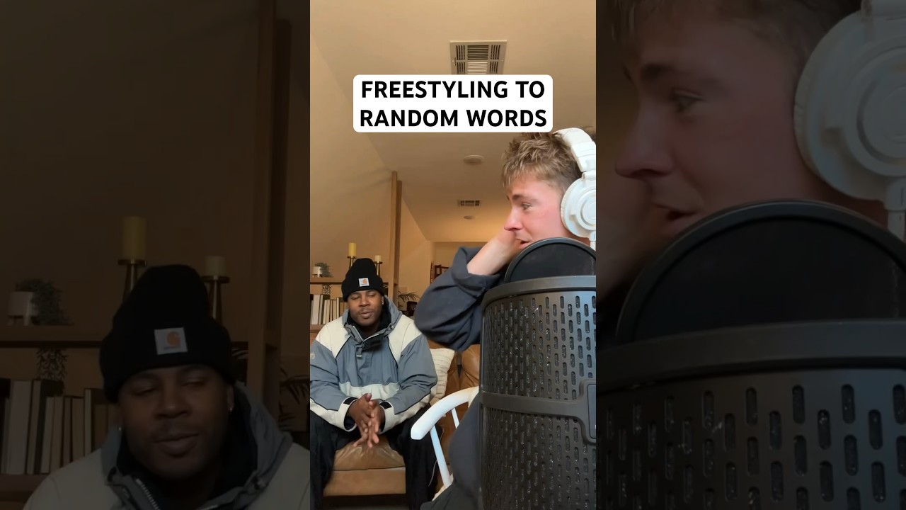 Freestyling to random words #shorts