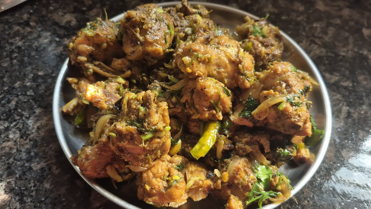ರೆಸ್ಟೋರೆಂಟ್ ಸ್ಟೈಲ್ ಬೆಳ್ಳುಳ್ಳಿ ಪೆಪ್ಪರ್ ಚಿಕನ್ ಡ್ರೈsimple tasty chicken dry like share subscribe