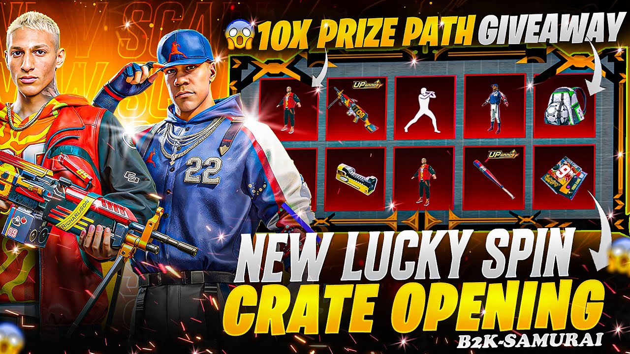 NEW BASEBALL LUCKY SPIN CRATE OPENING IN PUBG MOBILE | JUAN  SOTO & RICHARLISON SET | PRIZE PATH 🔥
