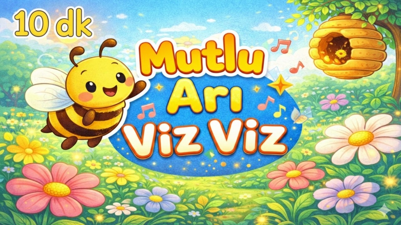 Mutlu Arı Vız Vız 🐝 10 Dakika Arı Şarkısı | Mini Lumy Kids TR