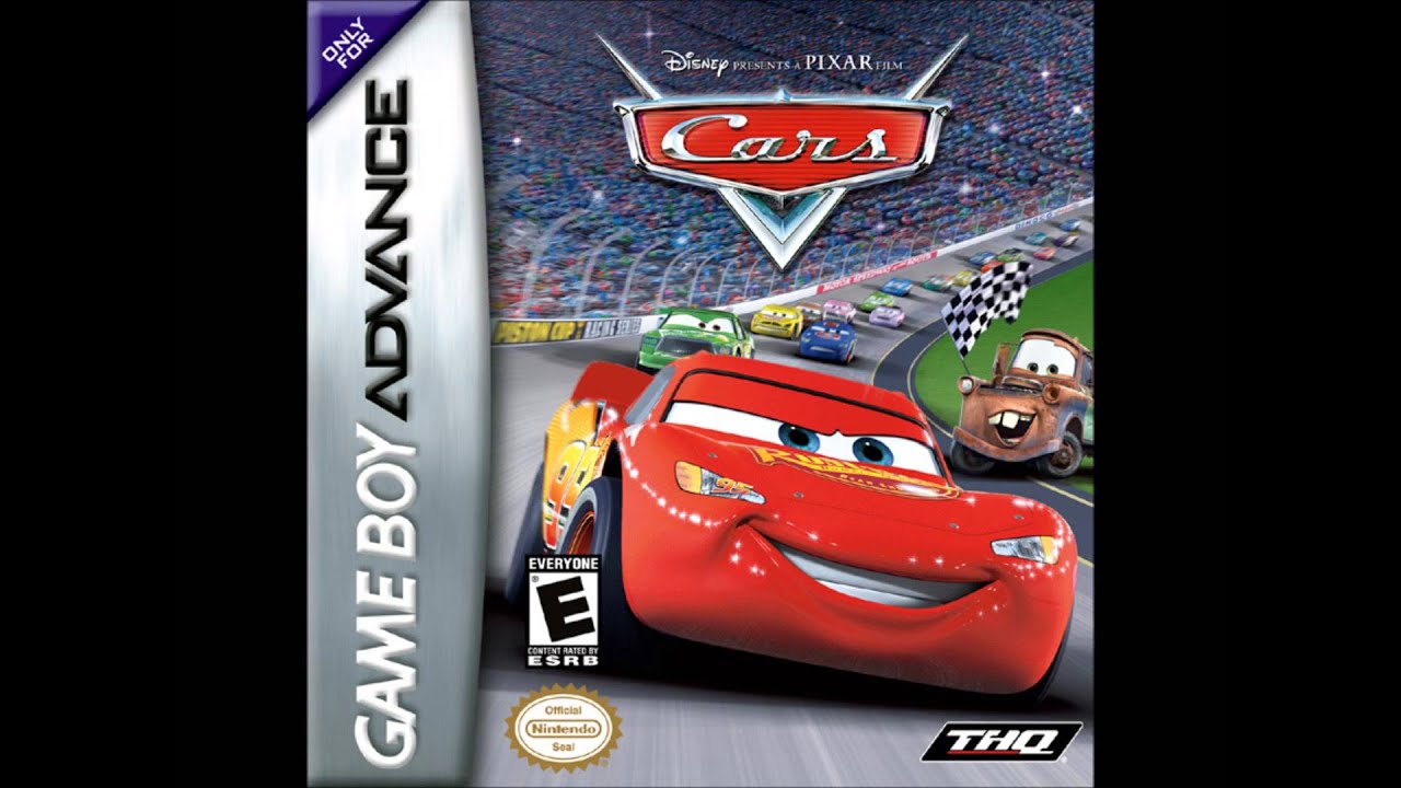 Cars GBA Title Screen