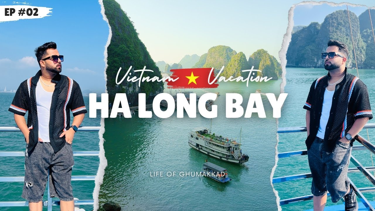 Exploring Vietnam's Ha Long Bay: Sung Sot Cave, Luon Cave, and Ti Top Island | Vietnam Vlog EP-02