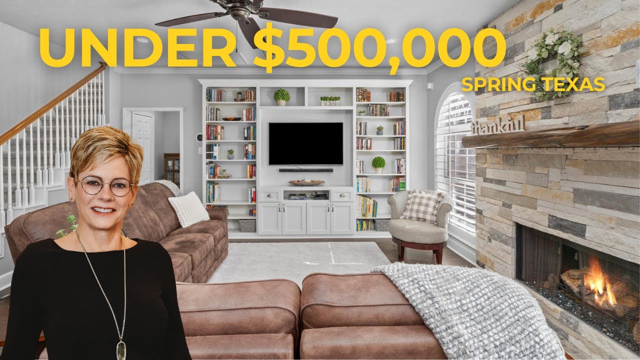 REMODELED Spring TX home for sale under $500,000 | 5 beds, 3.5 baths, 3 car garage | 3411 Lost Oak