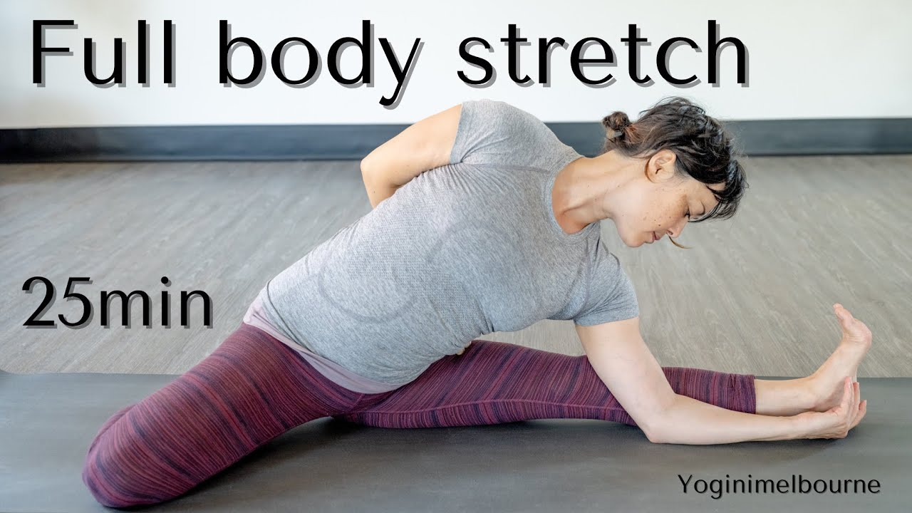 25min Full body stretch | gentle daily yoga routine for flexibility, mobility and ease |